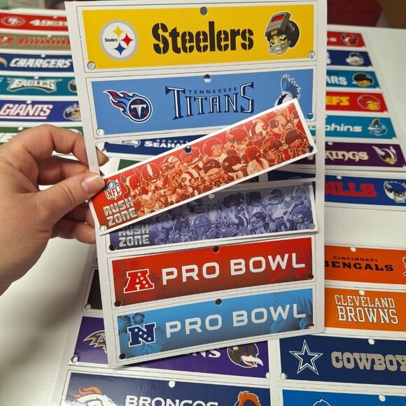 NFL Rush Zone Game Team Replacement 2013 Football AFC NFC Pieces Banners‎ - Picture 2 of 3